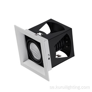 30W infälld justerbar COB -aluminium LED -gallerljus